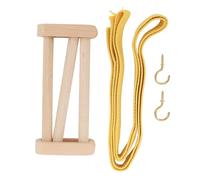 Waist Web Storage Holder Solid Wood Retainer for Weaving Crafts