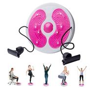 Waist Whisper Twist Disc Balance Board Twister Exercise, Body Shaping Sculptor Machine Fitness Work Out Equipment for Home Use Gym Waist Wriggling Plate with Resistance Handles