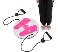 Waist Whisper Waist Twisting Disc, Waist Whispers with Resistance Bands and Foot Massage, Waist Twister with Weight Loss and Toning Workout for Slimming Waist Arms Hips
