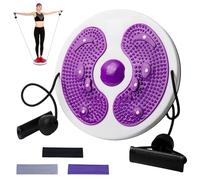 Waist Whisper Waist Twisting Disc with 3 Sport Headbands, WATUNID Body Shaping Waist Sculptor Twist with Drawstring and Foot Massage, Twister Exercise for Waist, Fitness Turntable for Home Workout
