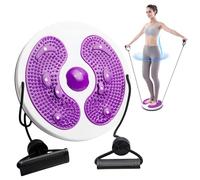 Waist Whisper, Waist Twisting Disc with Drawstring and Foot Massage Waist Sculptor Machine Twister Body Shaping Waist Twisting Disc Fitness Turntable for Women Adults Weight Loss/Cardio Exercise