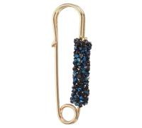 Waistline Pin Rhinestone Clothing Pin Decorative Blue Brooch | Art Deco Brooch, Delicate Look for Daily Life and Parties, Chic Stylish Simple Creative Design