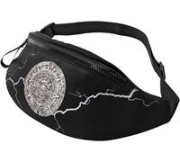 Waistpacks Aztec Calendar Mayan, Waist Bag Lightweight Belt Bag Foldable Waist Fanny Pack for Outdoors Boys Jogging