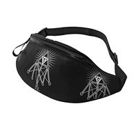 Waistpacks Occult Geometric Satanic, Walking Bag Unisex Running Waist Pack Lightweight Sports Waist Pouch for Travel Outdoors Sports