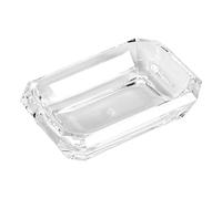 WAIT FLY Acrylic Soap Holder Bathroom Balcony Laundry Pool Decorative Soap Dish-Transparent-1 PCS