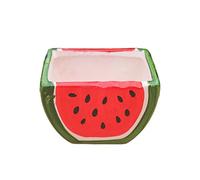 WAIT FLY Cute Watermelon Shape Ceramics Planters Gardening Pots Decoration for Cactus Succulent Flower Decoration for Home Garden