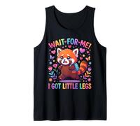 Wait for Me I Got Little Legs Cute Red Panda Kids Tank Top