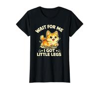 Wait for Me I Got Little Legs Funny Munchkin Cat Owner Value Graphic T-Shirt