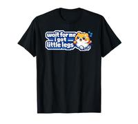 Wait for Me I Got Little Legs Funny Pixel Puppy Humor T-Shirt