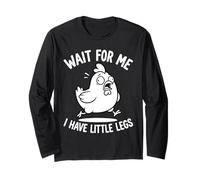 Wait for Me I Have Little Legs Chicken Funny Humor Chick Long Sleeve T-Shirt