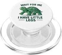 Wait for Me I Have Little Legs - Cute Funny Turtle Meme PopSockets PopGrip for MagSafe