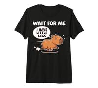 Wait for Me I Have Little Legs Funny Capybara Short People Premium T-Shirt