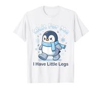 Wait for Me I Have Little Legs Funny Kawaii Penguin Meme T-Shirt
