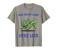 Wait for Me I Have Little Legs Funny Turtle Meme T-Shirt