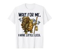Wait for Me I Have Little Legs Funny Turtle Short People T-Shirt