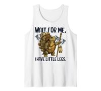 Wait for Me I Have Little Legs Funny Turtle Short People Tank Top