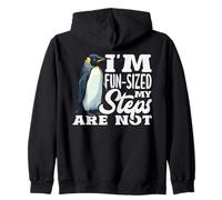 Wait For Me I Have Little Legs Running Penguin Humor Zip Hoodie