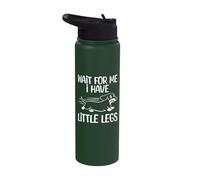 Wait for Me I Have Little Legs, Short Legs, Dachshund Stainless Steel Insulated Water Bottle