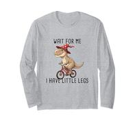 Wait for Me I Have Little Legs T-Rex Long Sleeve T-Shirt