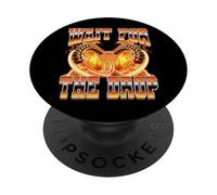 Wait For The Drop Roller Coaster Amusement Park 90s PopSockets Adhesive PopGrip