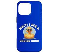 Wait I See a Cruise Duck Vacation Ocean Travel Hunt Hide Fun Case for iPhone 16 Pro