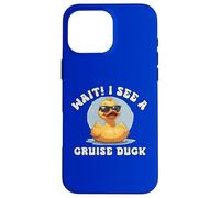 Wait I See a Cruise Duck Vacation Ocean Travel Hunt Hide Fun Case for iPhone 16 Pro Max