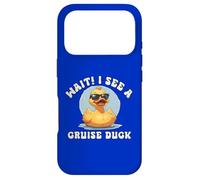 Wait I See a Cruise Duck Vacation Ocean Travel Hunt Hide Fun Case for iPhone 17 Pro