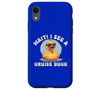 Wait I See a Cruise Duck Vacation Ocean Travel Hunt Hide Fun Case for iPhone XR