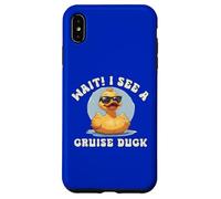 Wait I See a Cruise Duck Vacation Ocean Travel Hunt Hide Fun Case for iPhone XS Max