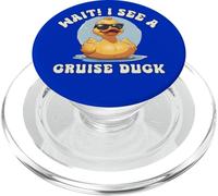 Wait I See a Cruise Duck Vacation Ocean Travel Hunt Hide Fun PopSockets PopGrip for MagSafe