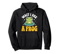 Wait I See A Frog Pullover Hoodie