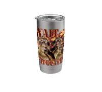 Wait... I'm Goated Funny Hilarious Thinking Monkey Graphic Stainless Steel Insulated Tumbler