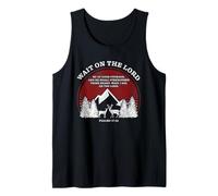 Wait on The LORD - Christian Faith Bible Nature Psalms 27:14 Tank Top