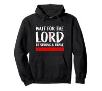 Wait On The Lord Psalms 27:14 Pullover Hoodie