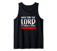 Wait On The Lord Psalms 27:14 Tank Top