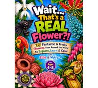 Wait... That's a REAL Flower?!: 35 Fantastic & Freaky Flowers from Around the World to Explore, Learn & Color