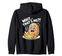 Wait Thats Me Funny Potato French Fries Kawaii Zip Hoodie