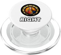 Wait Till I Get My Bible Verses Right Jesus Christ Funny Art PopSockets PopGrip for MagSafe