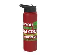 Wait Until You See My Spreadsheets Stainless Steel Insulated Water Bottle