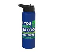 Wait Until You See My Spreadsheets Stainless Steel Insulated Water Bottle