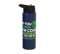 Wait Until You See My Spreadsheets Stainless Steel Insulated Water Bottle