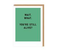 Wait. What? Greeting Card