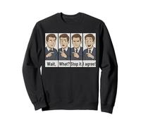 Wait, What? Stop it. I agree! Grammar Teacher Punctuation Sweatshirt