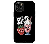 Wait You Blended Me Strawberry Milkshake Kawaii Pun Case for iPhone 11 Pro