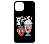 Wait You Blended Me Strawberry Milkshake Kawaii Pun Case for iPhone 13