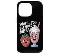 Wait You Blended Me Strawberry Milkshake Kawaii Pun Case for iPhone 13 Pro