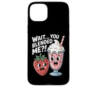 Wait You Blended Me Strawberry Milkshake Kawaii Pun Case for iPhone 15 Plus