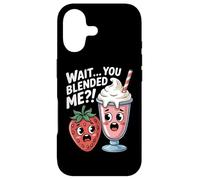 Wait You Blended Me Strawberry Milkshake Kawaii Pun Case for iPhone 17