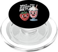 Wait You Blended Me Strawberry Milkshake Kawaii Pun PopSockets PopGrip for MagSafe