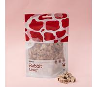 Waita Air Dried Rabbit Liver Dog Treats & Cat Treats 5 x 100g | 100% Rabbit Liver | High Protein Natural Grain Free Treats | Single Ingredient Training Rewards & Meal Topper